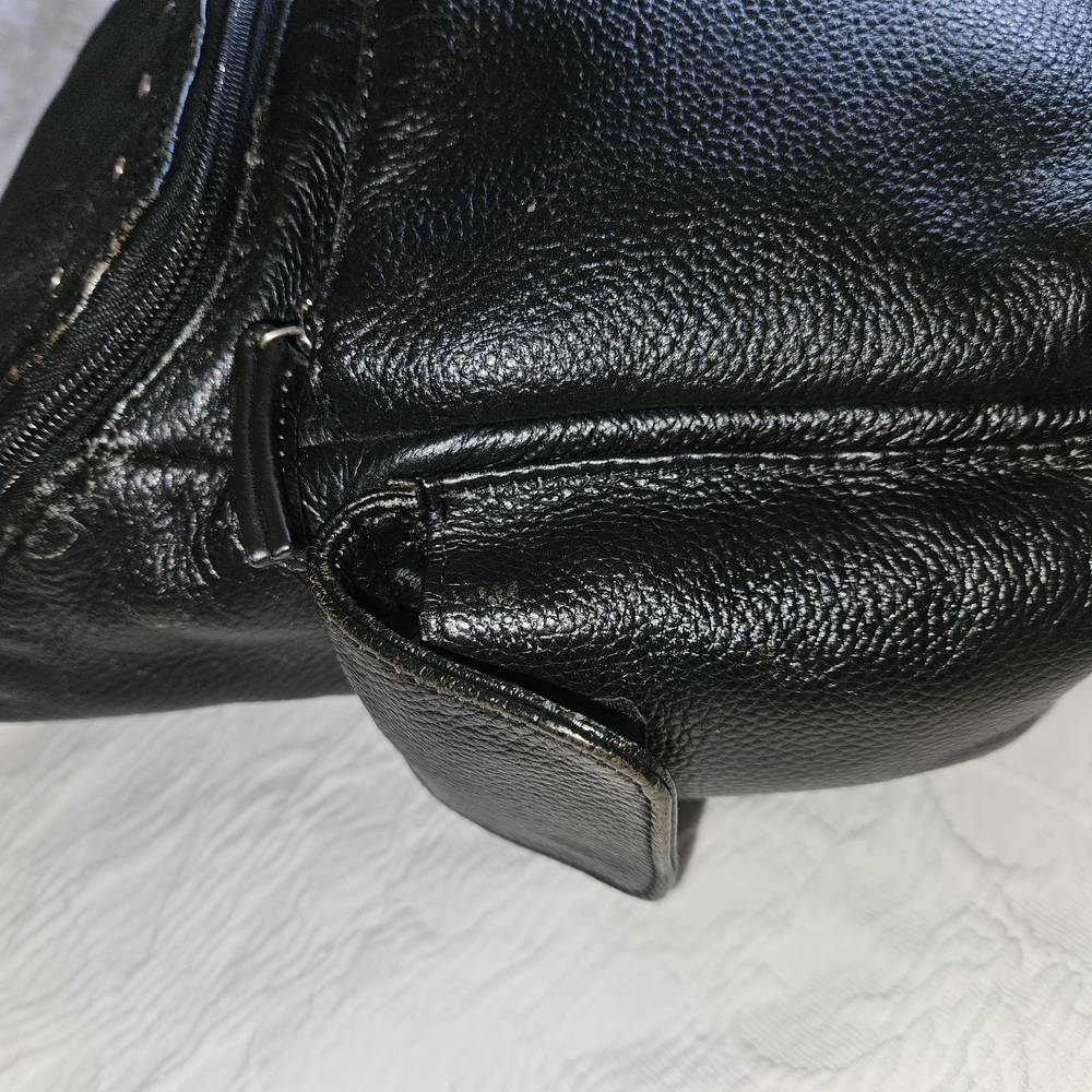 Harley-Davidson Black Leather Studded Backpack - Picture 7 of 8